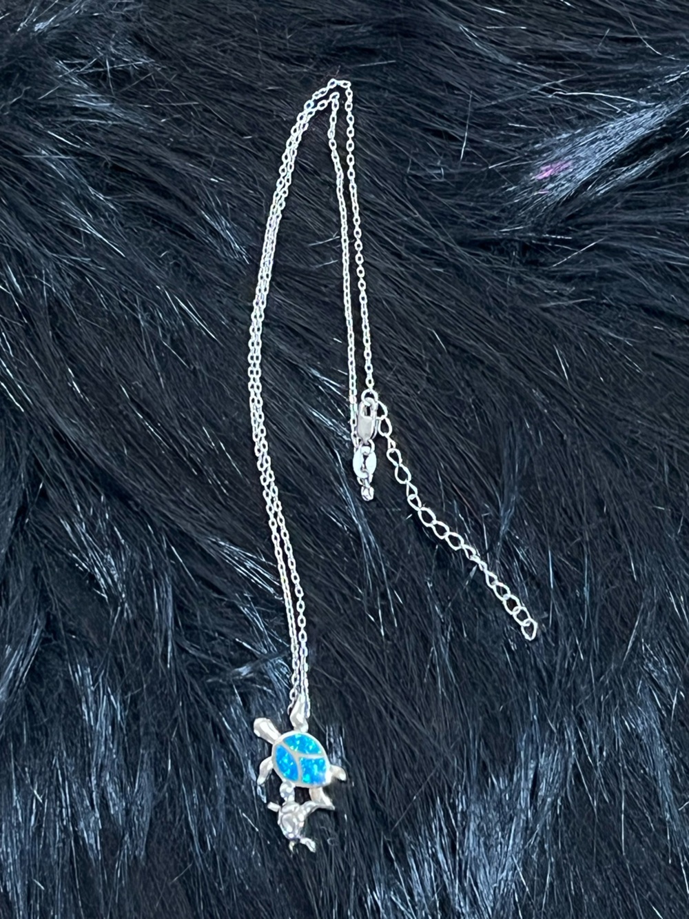 Sterling EJI Double Turtle Necklace